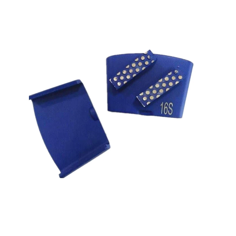 GT45 Double Bar Segments HTC Diamond Grinding Block New Design Sharp Grinding Head for HTC Grinder Concrete Renovation 12PCS