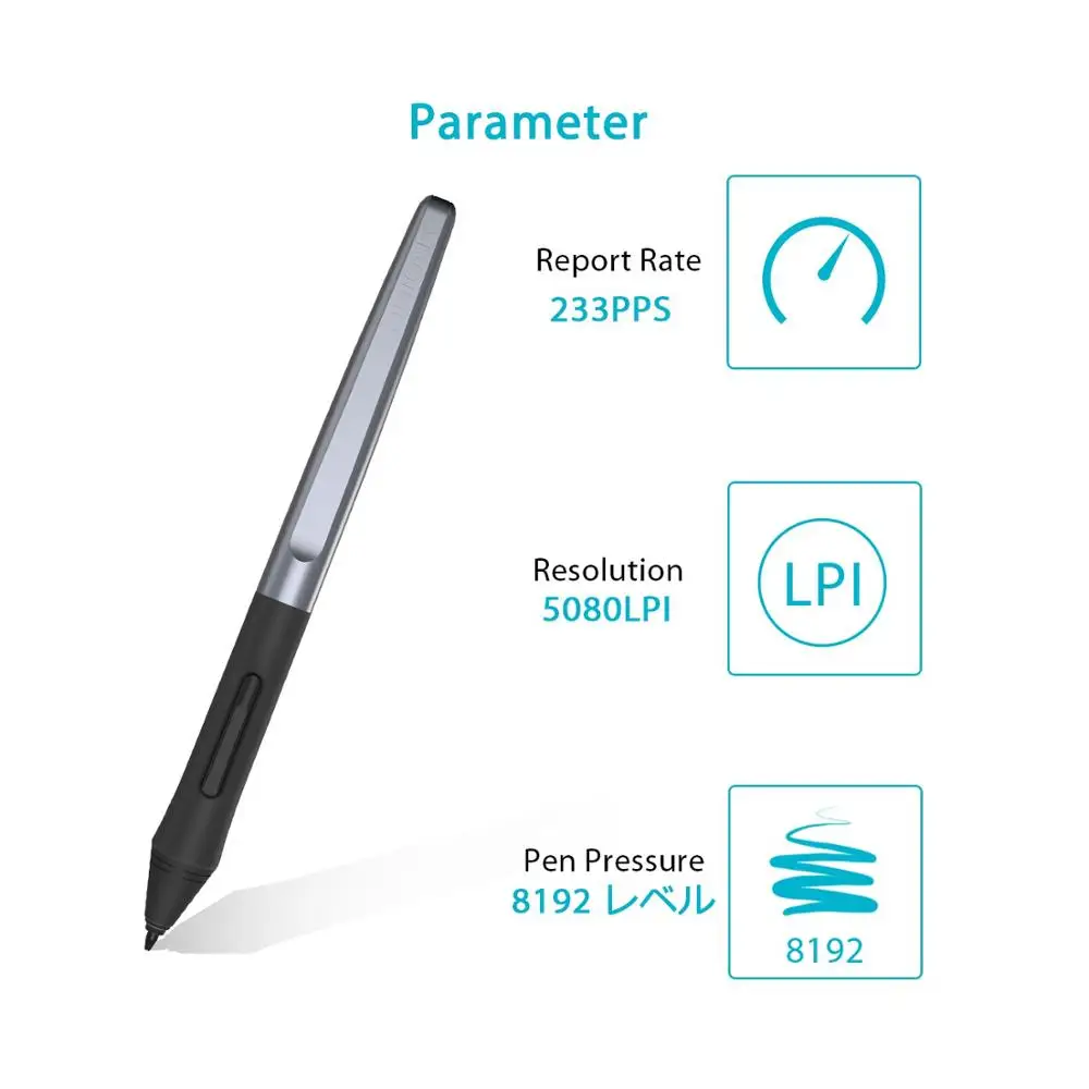 Стилус HUION PW100 для H640P/ H950P/ H1060P/ H610PRO V2/ HS64/ HS610 цифровые графические планшеты