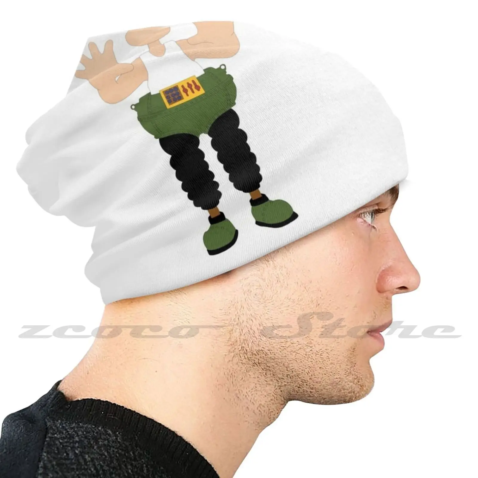 Вязаная шапка Wallace эластичная мягкая Персонализированная с рисунком подарок Et