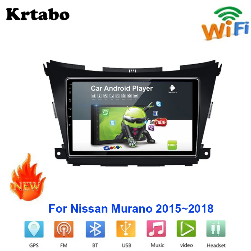 Автомобильный мультимедийный плеер с радио Android для Nissan Murano 2015 ~ 2018 автомобильный