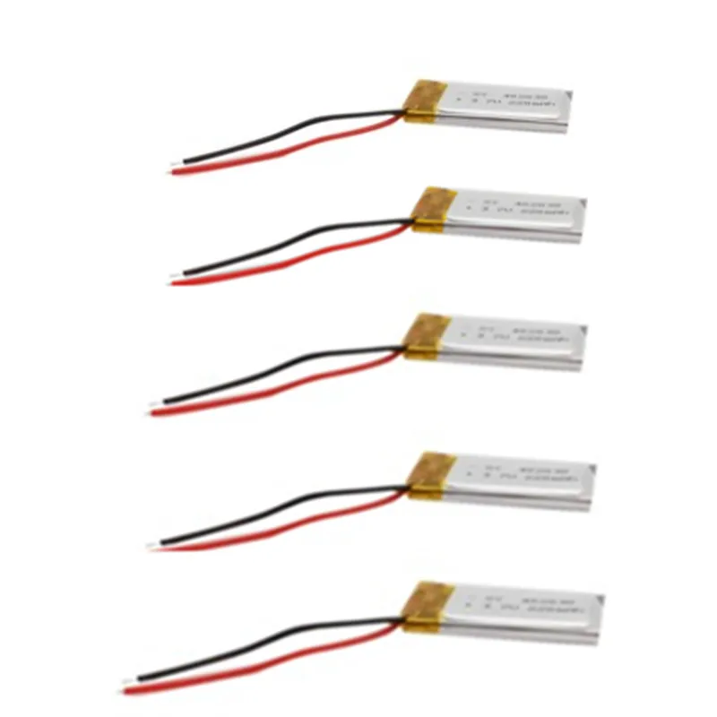 2 шт 220mAh 3 7 V 402030 литий полимерный аккумулятор li po Перезаряжаемые клетка батарей