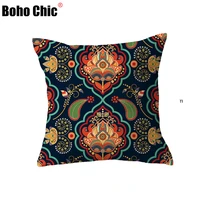 boho chic cushion cover paisley mandala decorative bohemian home textile home bedding pillowslip arab sofa pillow case