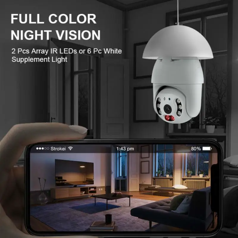 3MP Wifi мини-камера E27 лампочка последняя модель 1080P Full HD безопасность для