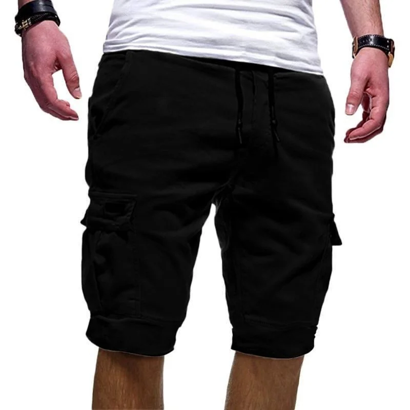 

Summer new men's casual Multi Pocket men's Capris
