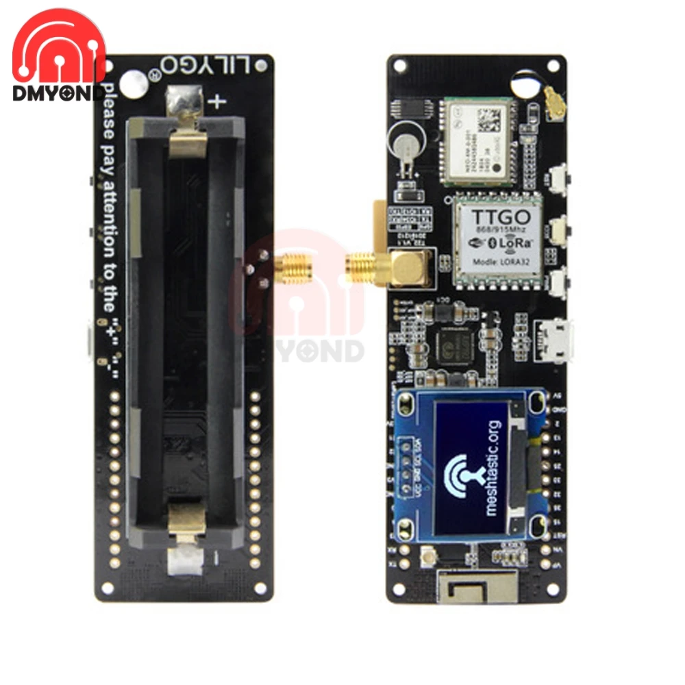 Bluetooth Wi Fi модуль T Beamv ESP32 беспроводной LoRa GPS NEO 6M SMA с OLED экраном макетная плата