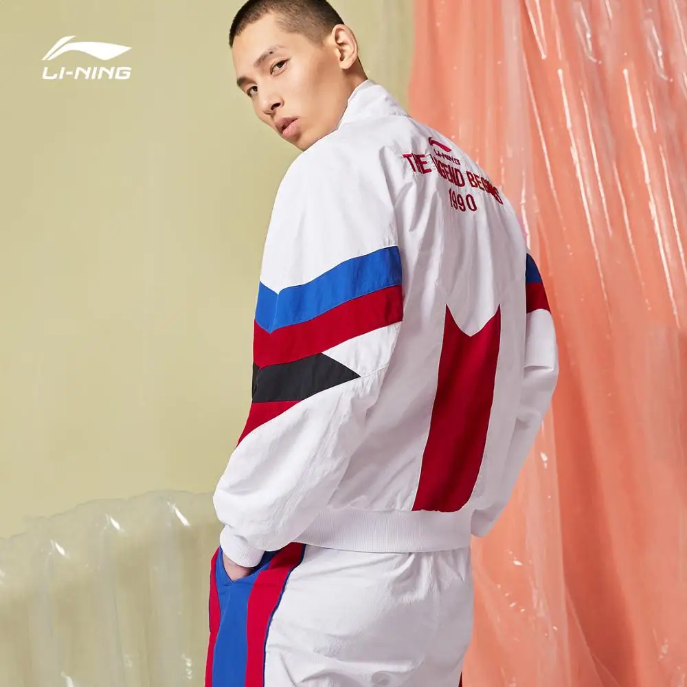 Мужская толстовка Li-Ning PFW CHINA LI-NING с молнией свободный крой спортивные куртки