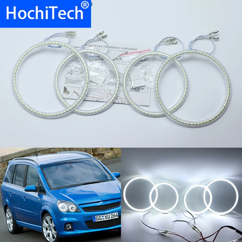 Ультра яркие красные/зеленые/Белый светодиодный глаза ангела halo Кольцо Комплект