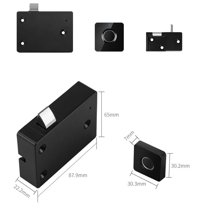 MOOL Drawer Intelligent Electronic Lock File Cabinet Storage Fingerprint Door Furnitu | Безопасность и защита