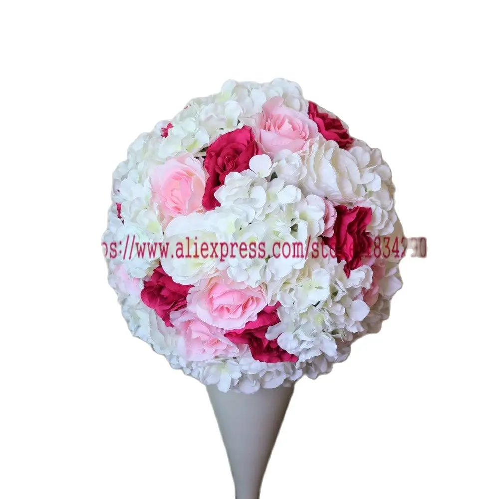 30 см 10 шт./лот искусственный шелк роза гортензия свадебное украшение целующийся