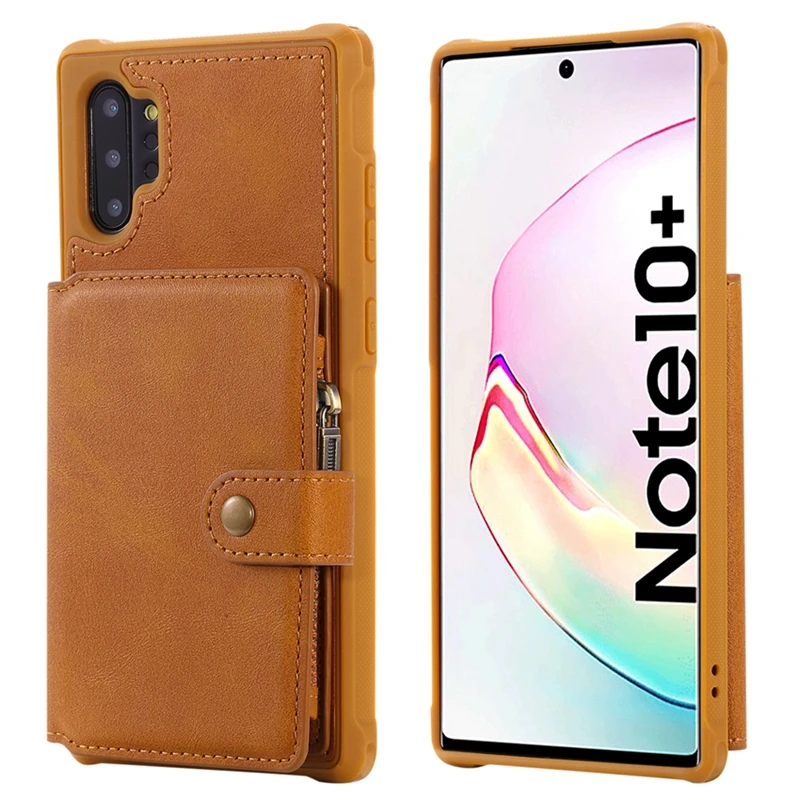 Кожаный чехол-книжка для samsung Galaxy Note 10 Plus чехол из искусственной кожи S8 S9 S10 S10E 9 8 |