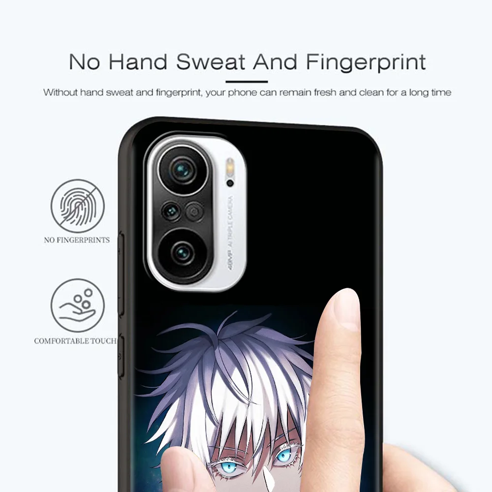 

Jujutsu kaisen Gojo Smartphone For Xiaomi Redmi Note 10 9 9T 9S 8 8T 7 Pro Max TPU Cover Soft Fundas Shell