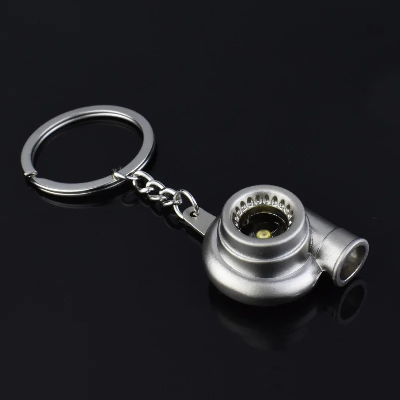 

Creative Car Refitting Turbine Keychain Auto Parts Turbocharger Metal Small Gift Pendant