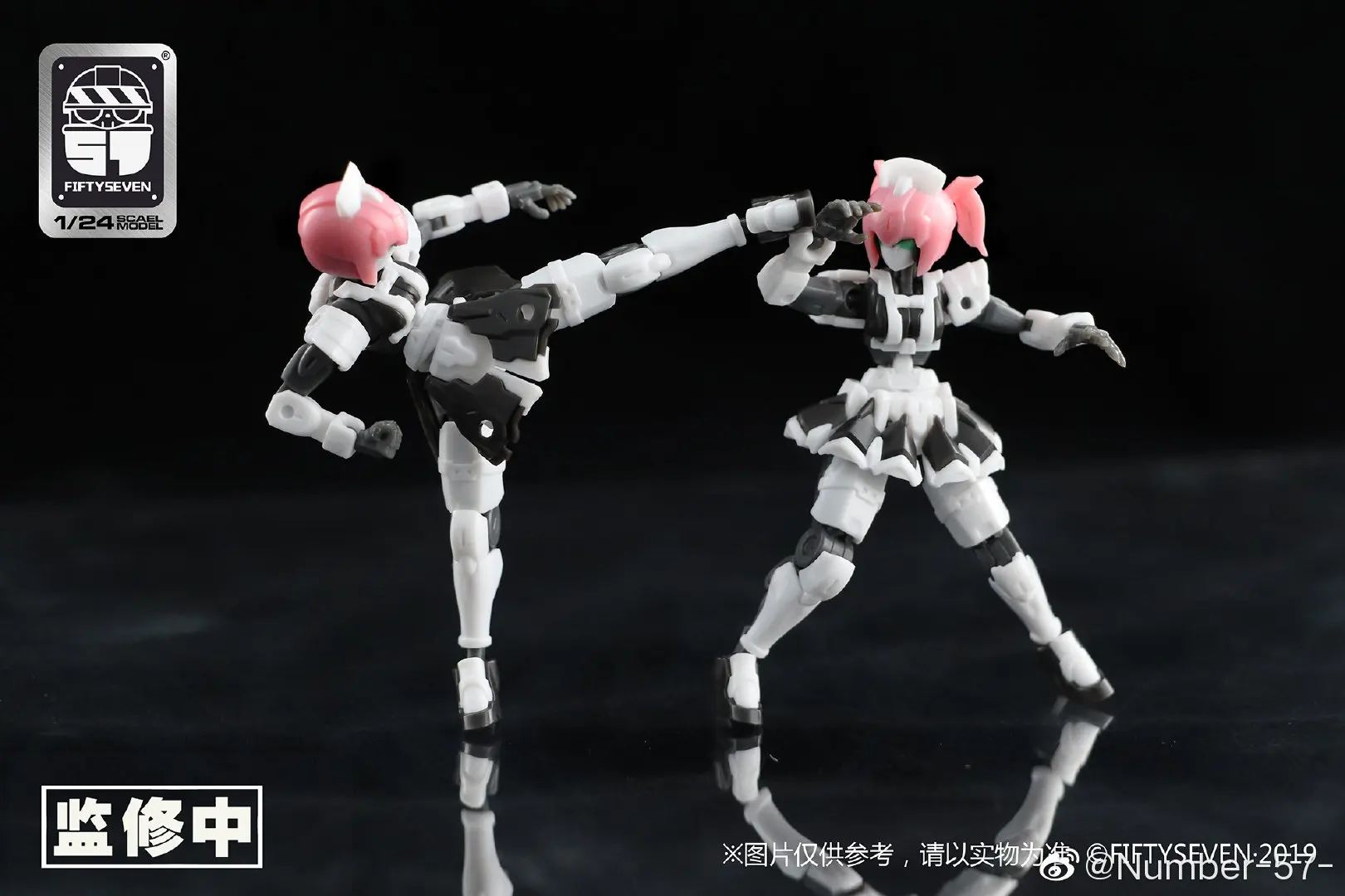 new fiftyseven industry type 3 type 9 type 5 no 57 maid yui armored puppet oni flame grave frog 124 scale action figure toys free global shipping