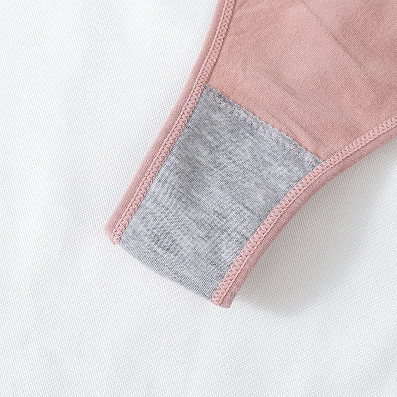 

3 Pcs/set Women G-string Thong Cotton Panties Seamless Underwear Comfort Low Waist Underpants Solid Color Pantys Lingerie M-XL