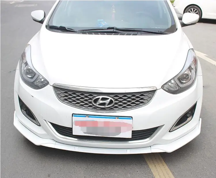 ForHyundai Elantra Боди Комплект спойлер 2012-2015 для ABS задний бампер диффузор защитные