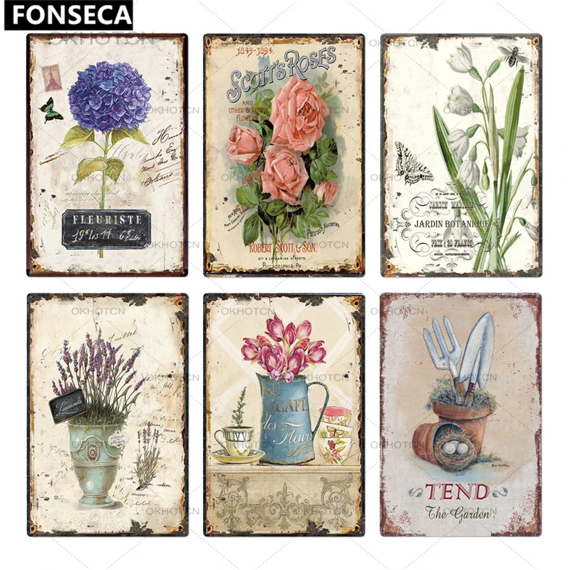 Металлическая винтажная табличка в виде садовых правил декор для паба бара дома