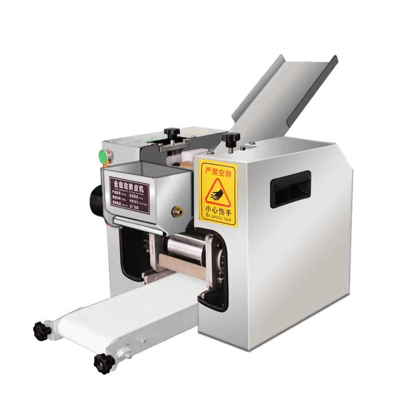 Kaufen 220V Kommerziellen Knödel Wrapper Maschine Roll Pressen Wan-Tan Pi Machen Maker Pasta Verarbeitung Runden Platz Flakes Moulding