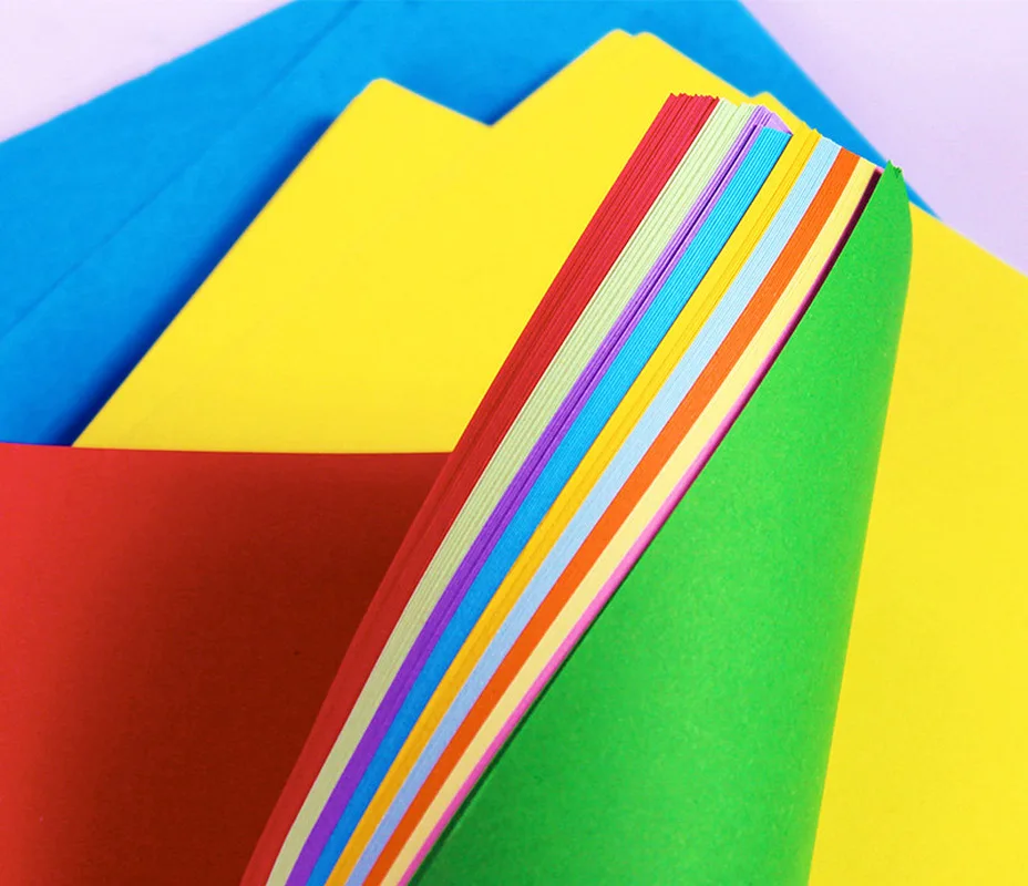 100 шт. A4 цветная офисная печатная копия Предпочтительная бумажная основа без пыли