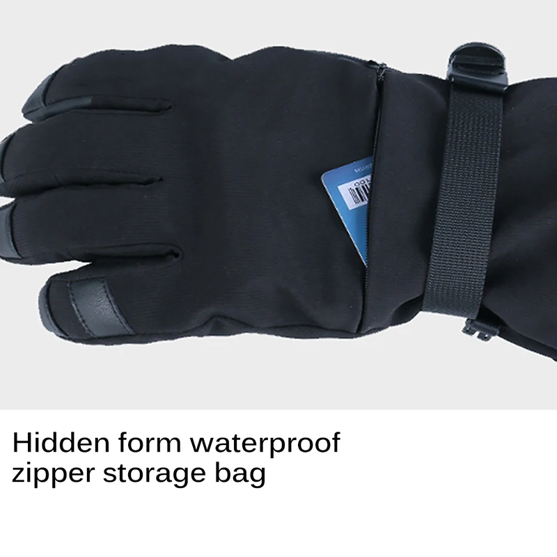 

Ski Gloves Waterproof Gloves With Touchscreen Function Snowboard Thermal Gloves Warm Snowmobile Snow Gloves Men Women