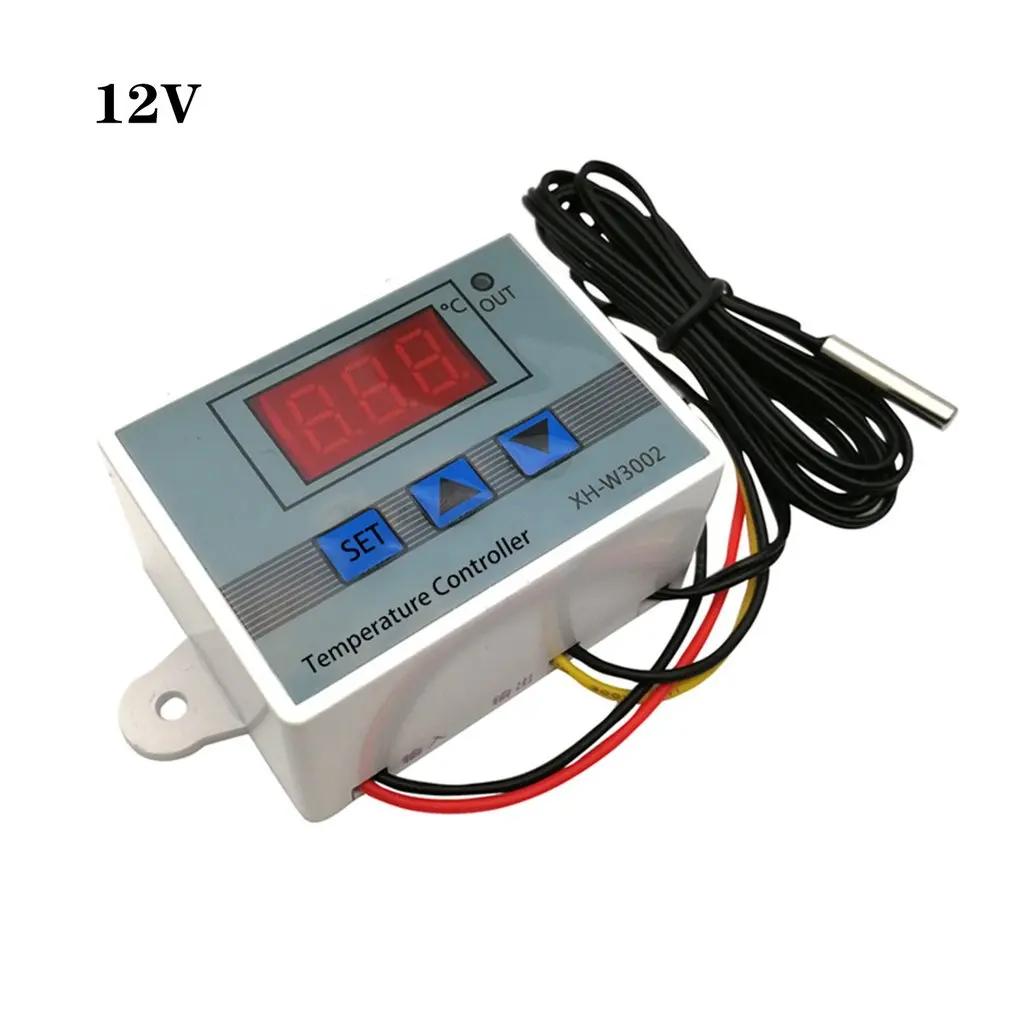 

XH-W3002 W3002 AC 110V-220V DC24V DC12V Led Digital Thermoregulator Thermostat Temperature Controller Control Switch Meter