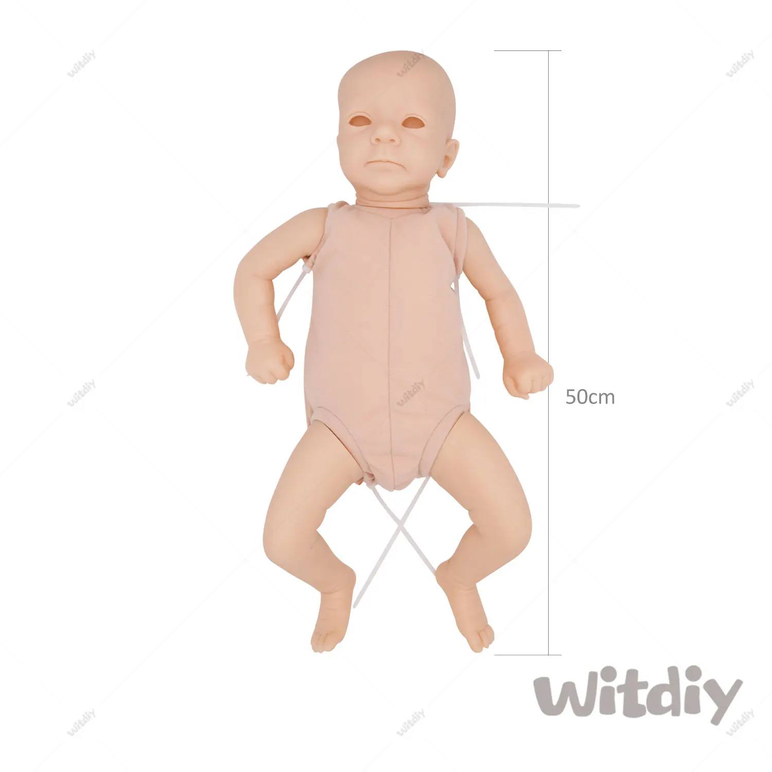 Скидка Новый комплект Witdiy, набор без рисунка, реалистичный комплект Felicia 50 см, неокрашенный Комплект Reborn