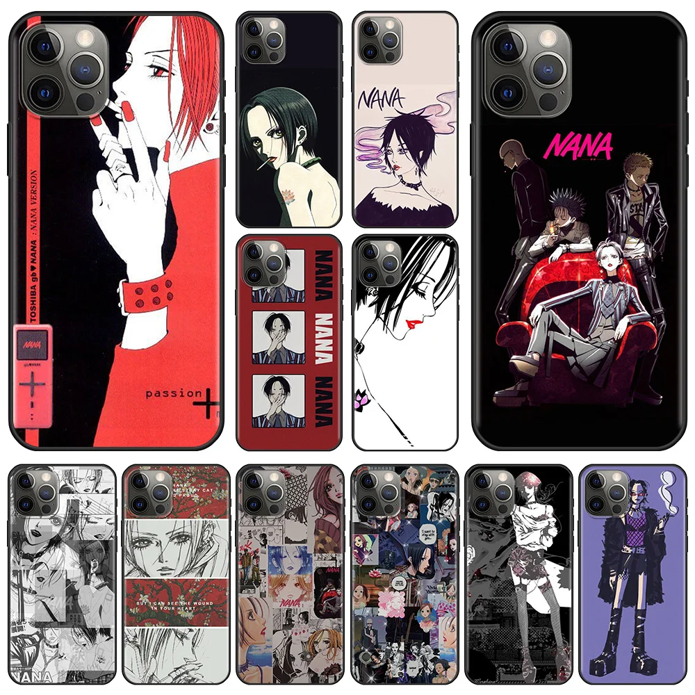

Best Phone Case For Apple iPhone 11 13 12 Pro Max Mini X XS XR 6 6S 7 8 Plus 5 5S SE(2020) Coque japan Anime Singer NaNa osaki
