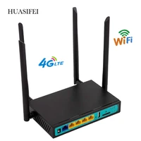 huasifei 4g wifi router 4g sim card external antenna 4g modem router vpn router wanlan port with 4 external antennas