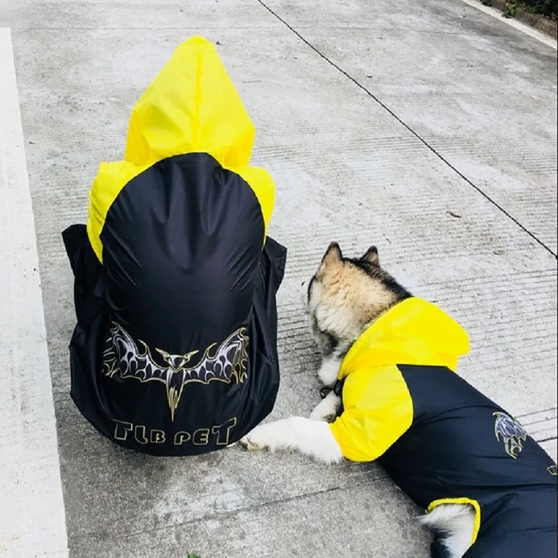 

Waterproof Jacket Dog Raincoat Poncho Clothes Clothing Labrador Dog Raincoat Rain Slicker Ropa Perro Pet Products JJ60GYY