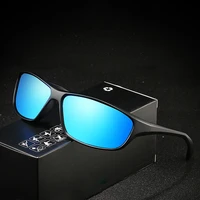 men outdoor sports ultralight pc frame square oversized mirror polarized sunglasses custom made myopia lens 1 to 6