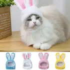 Товары для домашних животных, головной убор с кроличьими ушками, плюшевый головной убор для домашних животных с кроличьими ушками, реквизит для выступления кошек и собак, костюмы для косплея, товары для кошек