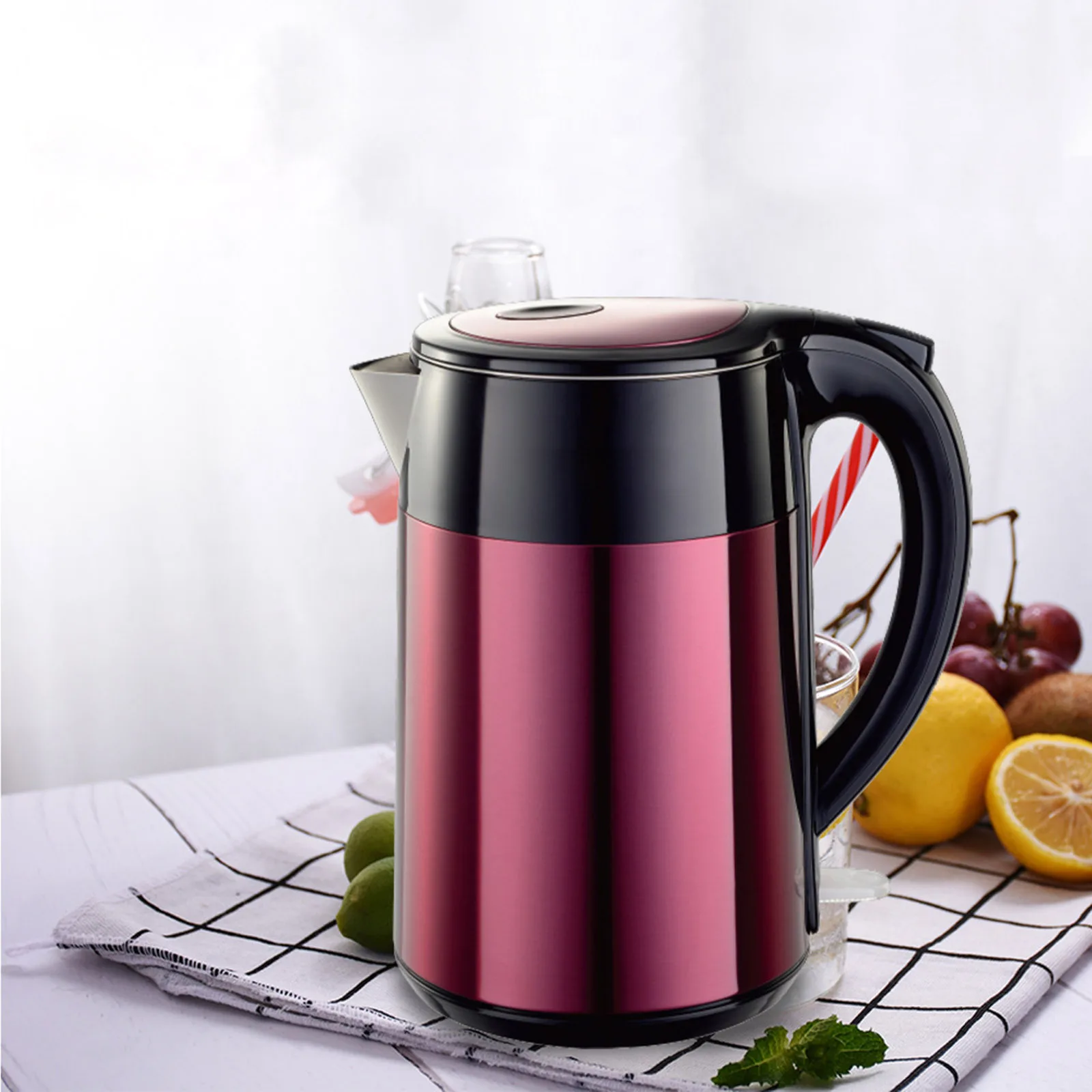 

Electric Kettle 2 Liters Large Capacity 1850W Stainless Steel Water Kettle Fast Boiling Kettle Tea Kettle For Home Office