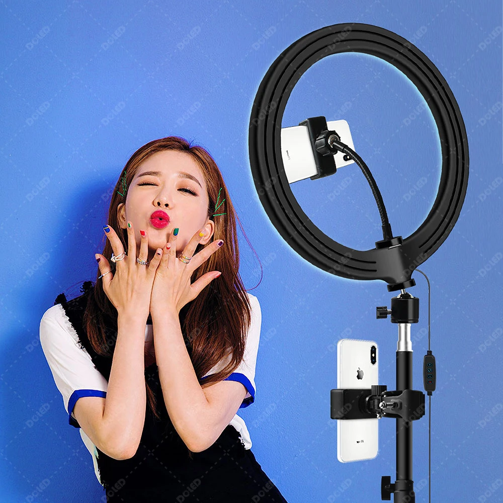 Сделать светодиодный 10 &quotСелфи кольцевой светильник с 1 6 м штатив Телефон