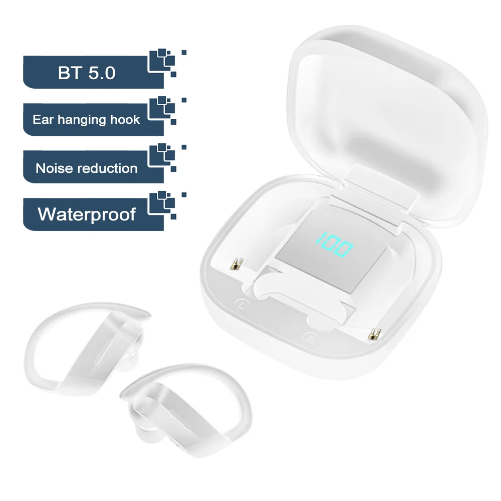 Docooler новейшие наушники BT 5 0 TWS с подвесным крючком беспроводные