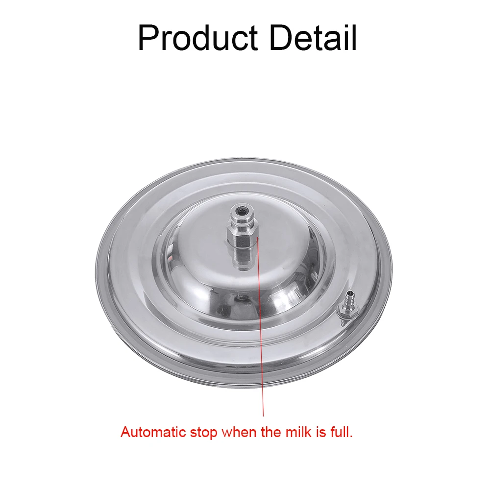 

14L Safety Electric Milking Machine Cow Goat Sheep Milker Portable Barrel Tank Double Heads with Pump Silicone Hose Milking Tool