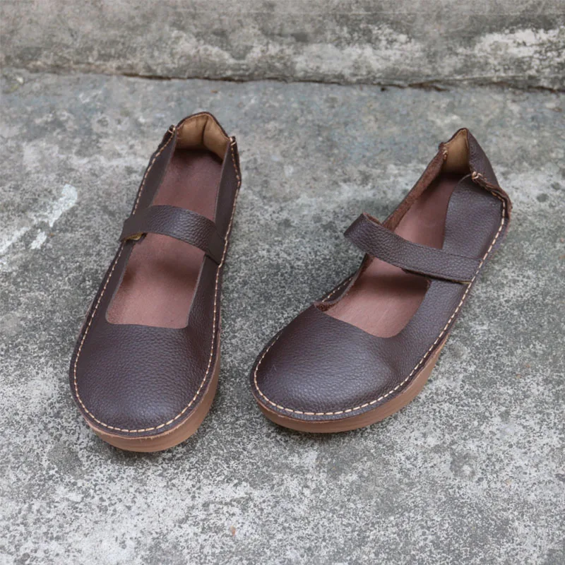 Women Flat Shoes Slip on Ladies Loafers 100% Genuine Leather Woman Moccasins Plus Size Female Footwear | Обувь