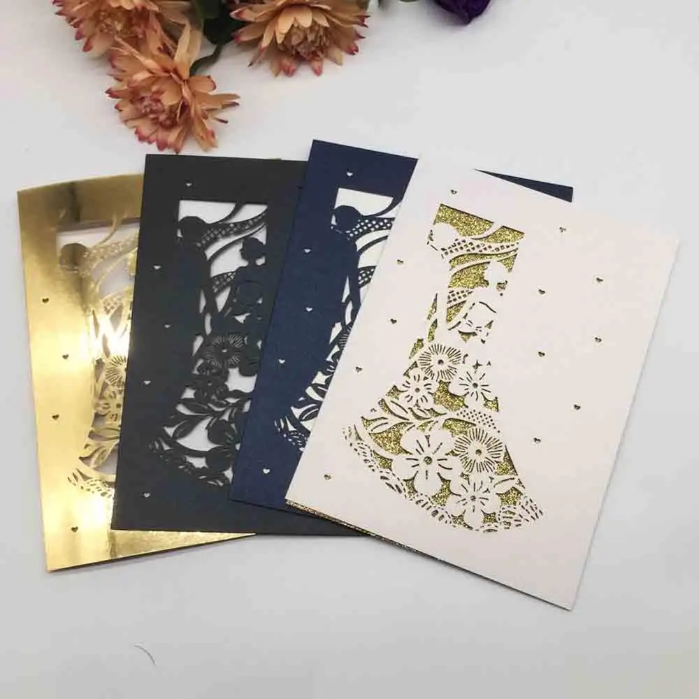 25 шт./лот счастливая Свадебная пригласительная открытка для молодых людей