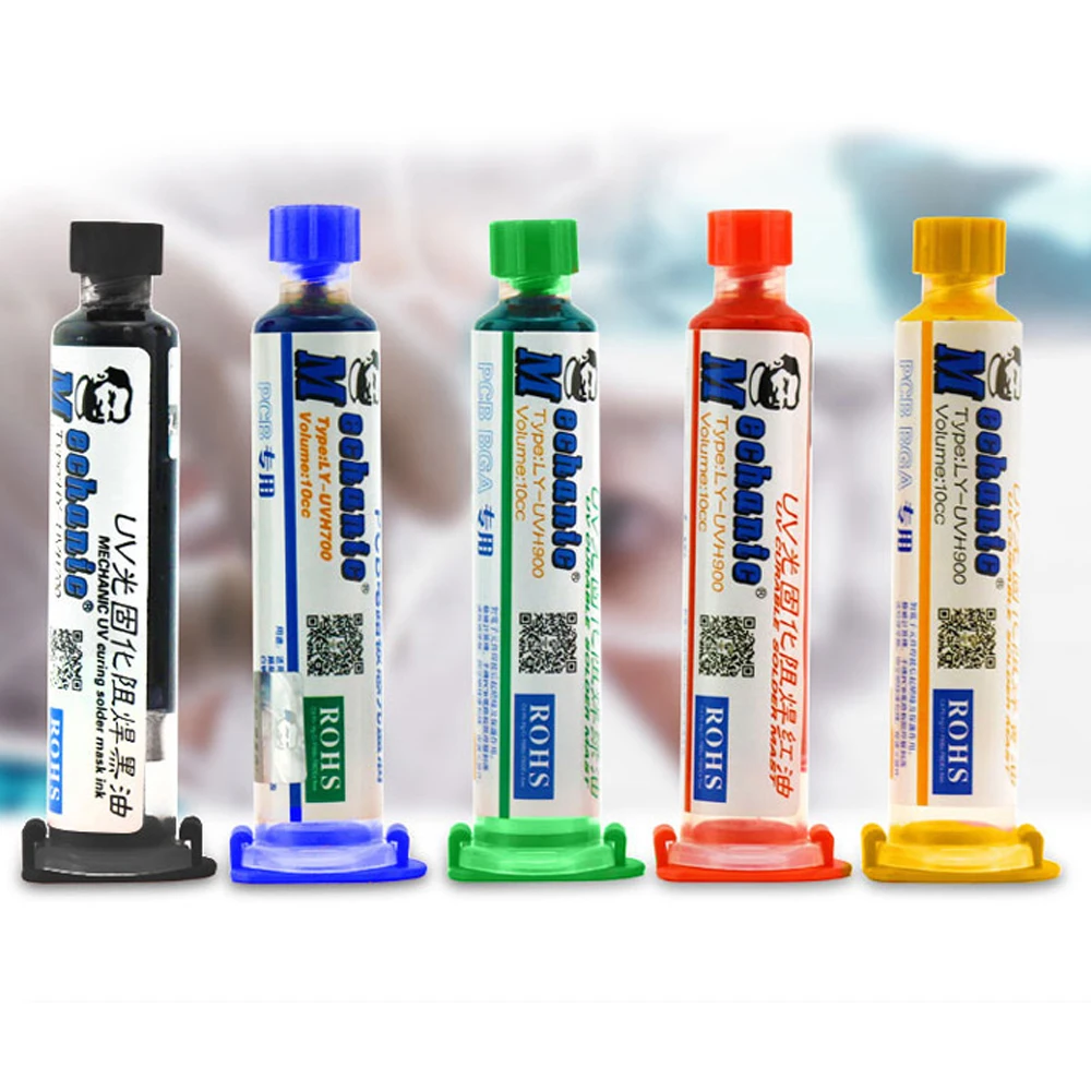 УФ маска для припоя чернила BGA PCB материнская плата краска 5 цветов масло