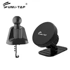 Магнитный автомобильный держатель для телефона Sumi-tap, держатель для мобильного телефона с креплением на вентиляционное отверстие 360 GPS, магнитный держатель для автомобиля, универсальная подставка для Зажимная клипса