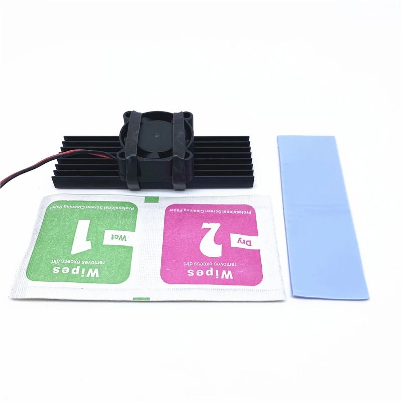 M.2 SSD жесткий диск теплоотвод с вентилятором термальная Подушка 70*22*6 мм 70x22x10 мм для ноутбука жесткий диск ssd алюминиевый плавник nvme 512