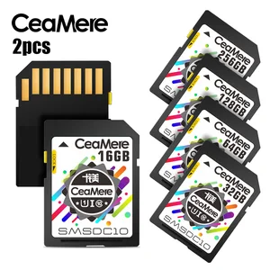 CeaMere SD карты 128 Гб 64 ГБ 32 ГБ оперативной памяти, 16 Гб встроенной памяти, 8 ГБ 4 ГБ XC HC флэш-карта памяти Class 10 UHS-I Micro SD карты 128 ГБ для Камера Перевозка груза падения