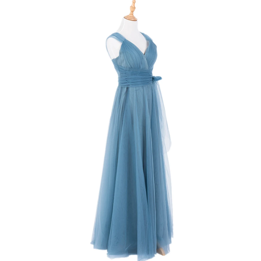 FENTEFEN 2021 длинное вечернее платье трапециевидной формы Vestido de Festa со складками с