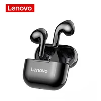 original lenovo lp40 tws bluetooth earphone fingerprint touch sports wireless headset stereo earbuds hifi music with microphone