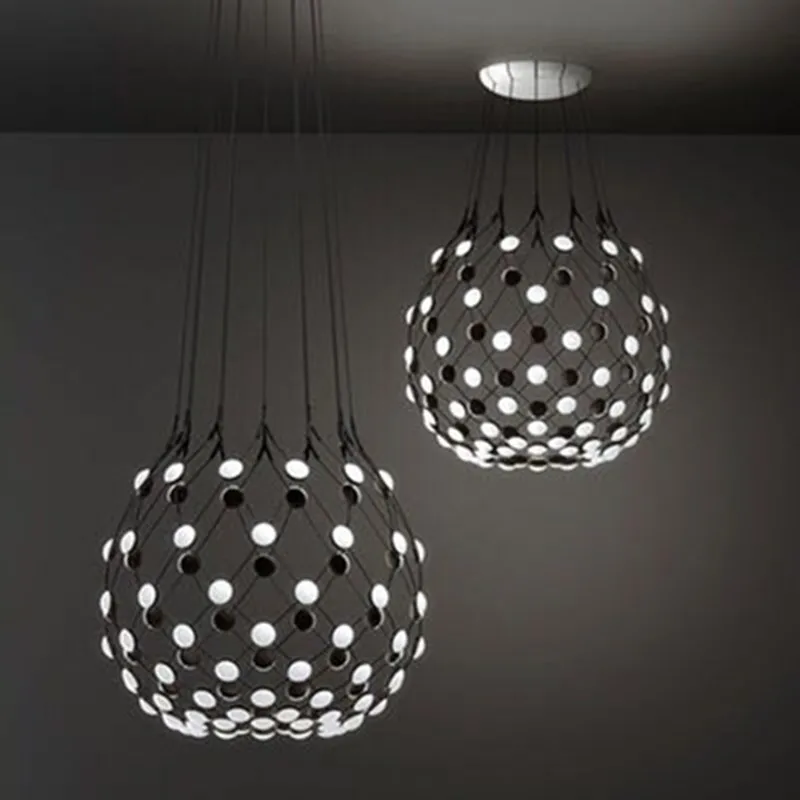 

Modern simple LED lamp Milan designer acrylic mesh creative personality Lobby Hotel living room bedroom lamp