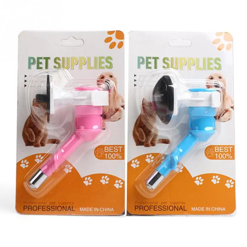 Поилка с головкой фонтана подвесная бутылка товары для животных кошек домашних