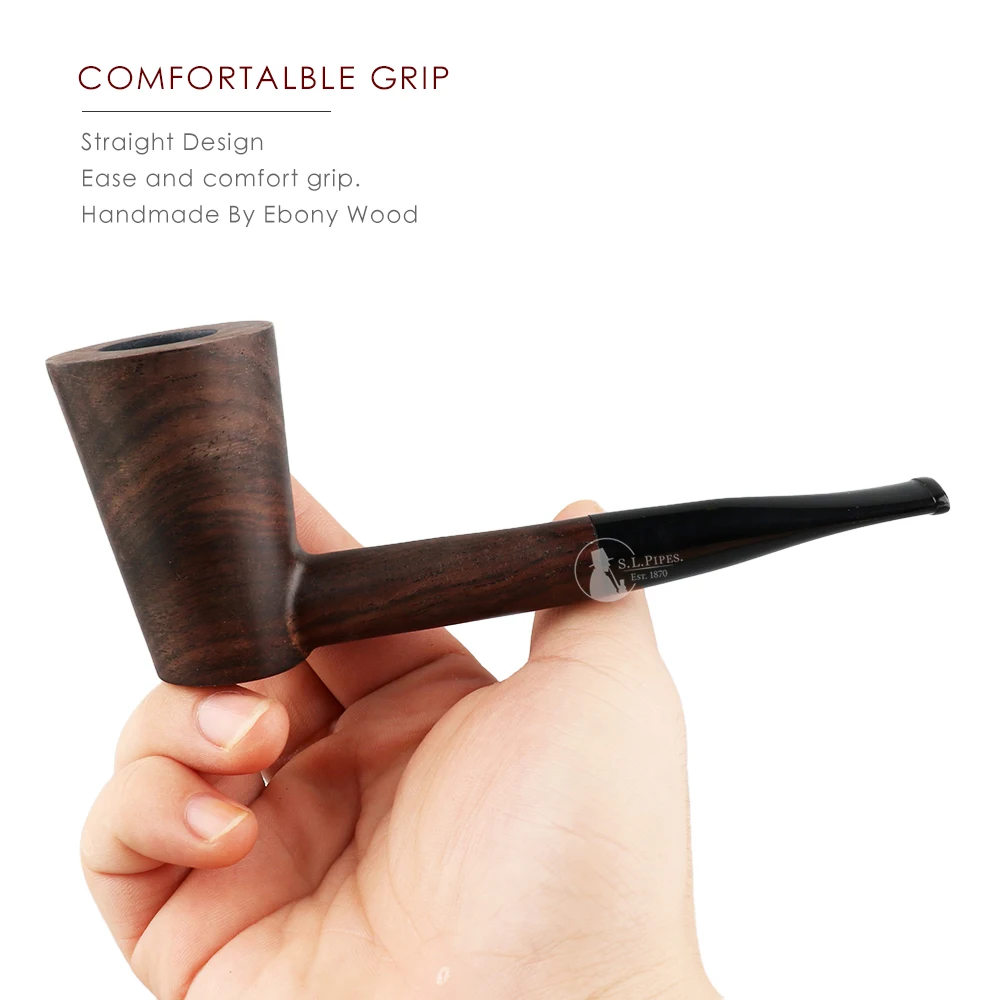 ▂Трубки для курильщиков большой курительной трубы прямого типа ручной работы от