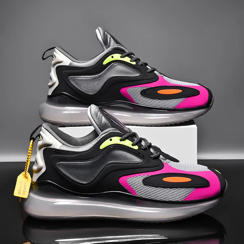 

Men's Running Shoes High Quality Casual Air Cushion Men Sneakers Fashion Lace Up Soft Bottom Sports Footwear Zapatos Deportivos