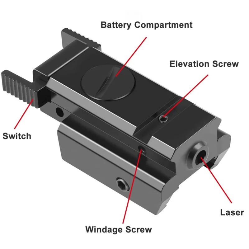 Охотничий Мини Компактный красный/зеленый точечный лазерный прицел с 11/20 мм