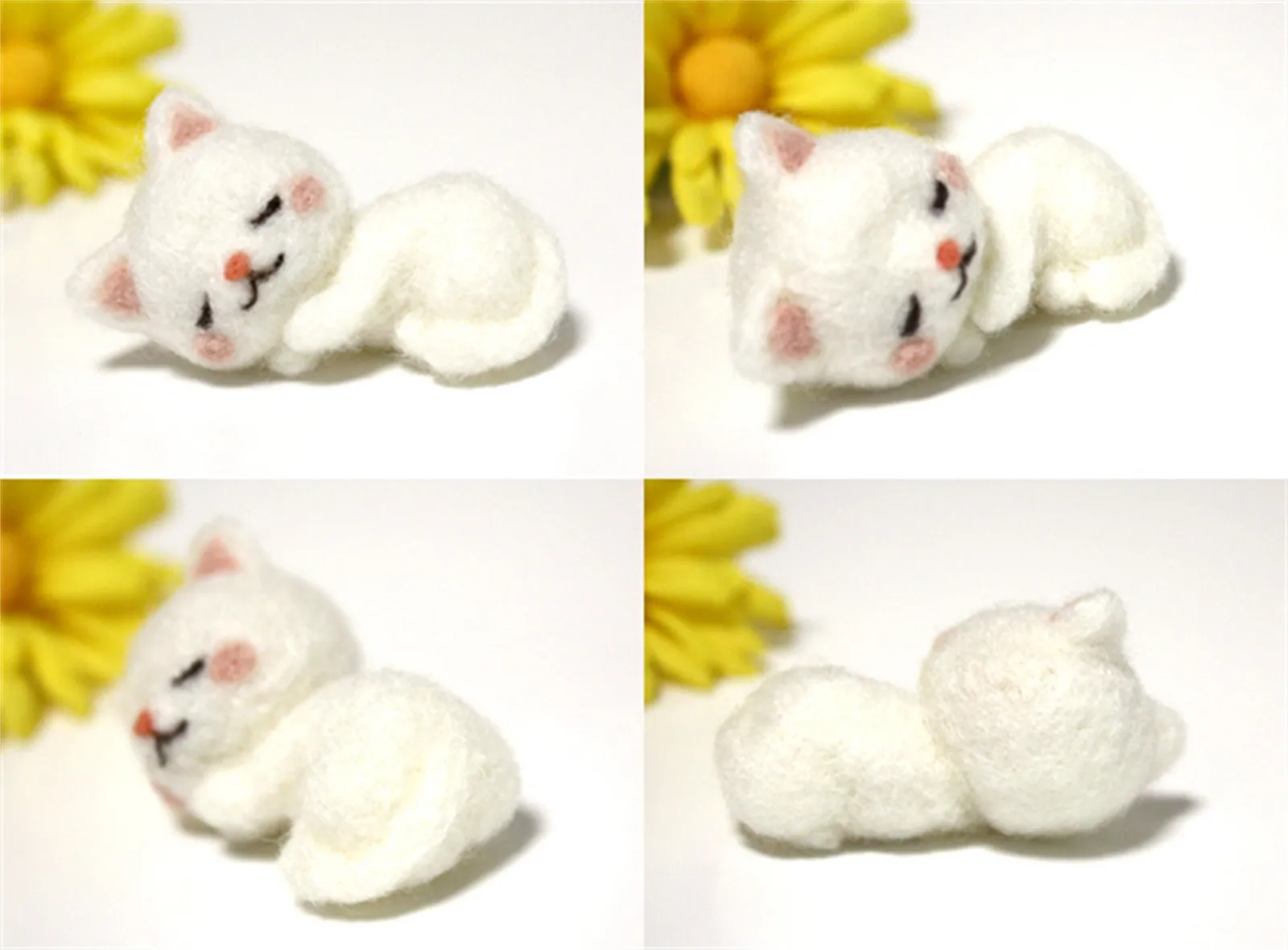 Милый рисунок собственными руками Сделай Сам Poke шерстяной войлок Материал