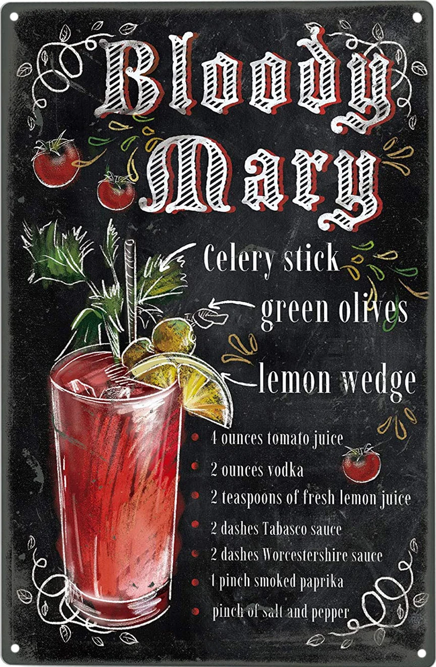 

Bar Shots Beer Cocktail Menu Stout Retro Metal Poster Pub Decoration Wall Decor Vintage Tin Sign Metal Plate For Lounge Club