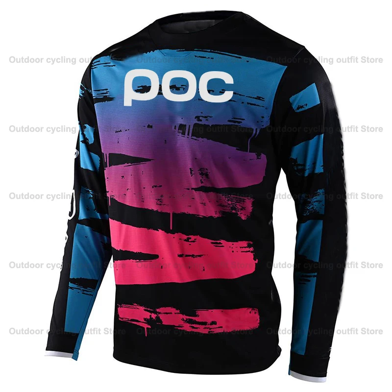 Мужская футболка с длинным рукавом для мотокросса горного велосипеда | Спорт и